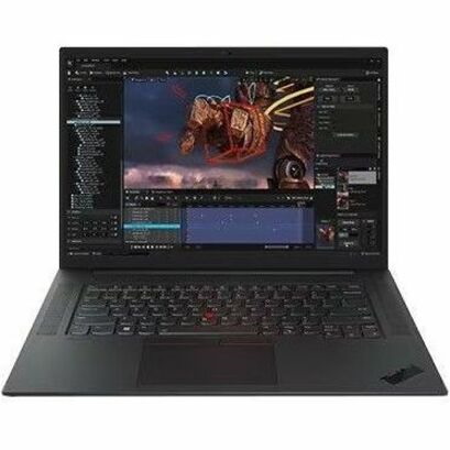 Lenovo ThinkPad P1 Gen 6 21FV001SUS 16" Mobile Workstation - WQXGA - Intel Core i7 13th Gen i7-13800H - 16 GB - 512 GB SSD - Black Paint