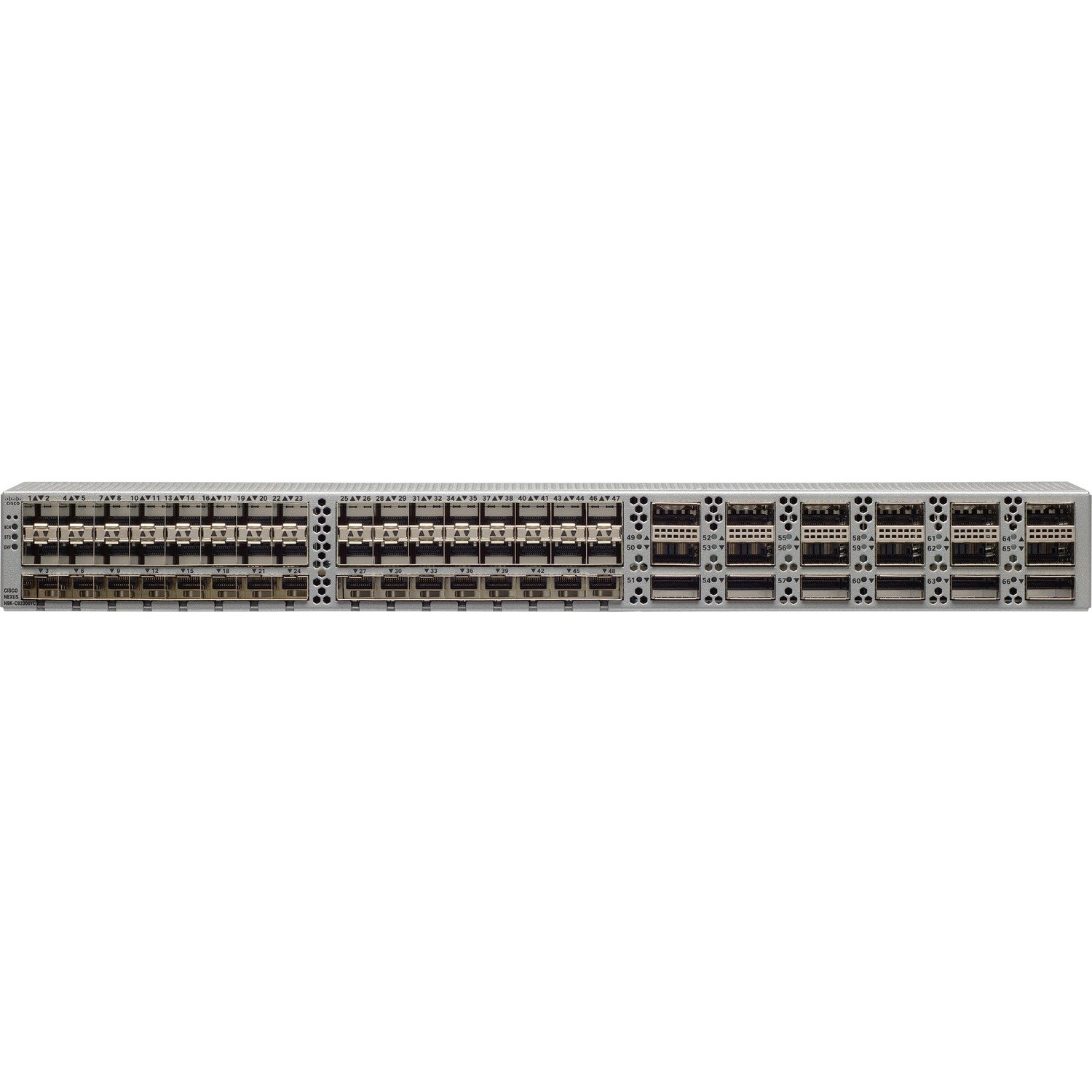 Cisco Nexus 9200 with 48p 10/25 Gbps and 18p 100G QSFP28