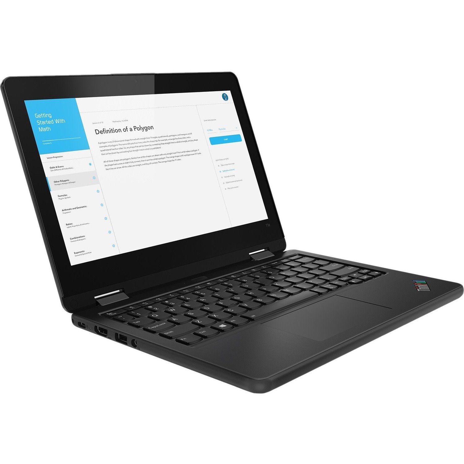 Lenovo ThinkPad Yoga 11e 6th Gen 20SES06400 11.6" Touchscreen Convertible 2 in 1 Notebook - HD - 1366 x 768 - Intel Core M 8th Gen m3-8100Y Dual-core (2 Core) 1.10 GHz - 8 GB Total RAM - 256 GB SSD - Glossy Black
