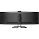 Philips Brilliance 439P9H1 43" Class Webcam UW-QHD Curved Screen LCD Monitor - 32:10 - Textured Black
