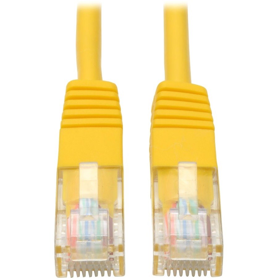 Eaton Tripp Lite Series Cat5e 350 MHz Molded (UTP) Ethernet Cable (RJ45 M/M), PoE - Yellow, 6 ft. (1.83 m)