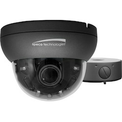 Speco Intensifier H4FD1M 4 Megapixel Surveillance Camera - Color - Dome - Gray - TAA Compliant