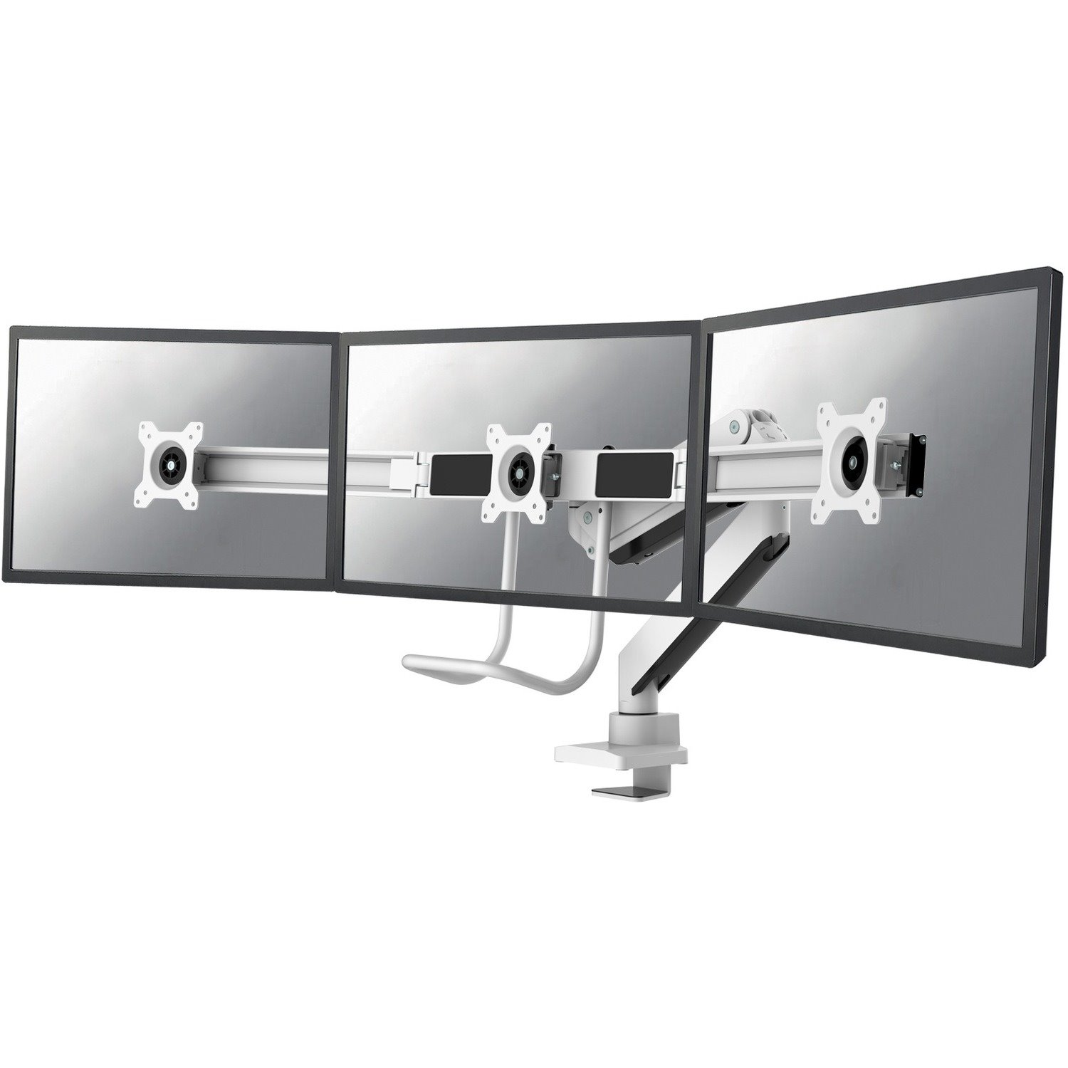 Neomounts Neomounts Pro NM-D775DX3WHITE Desk Mount for Flat Panel Display - White