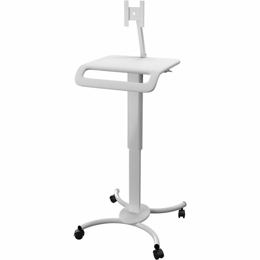 CTA Digital Height-Adjustable Rolling Medical Workstation Cart with VESA Plate