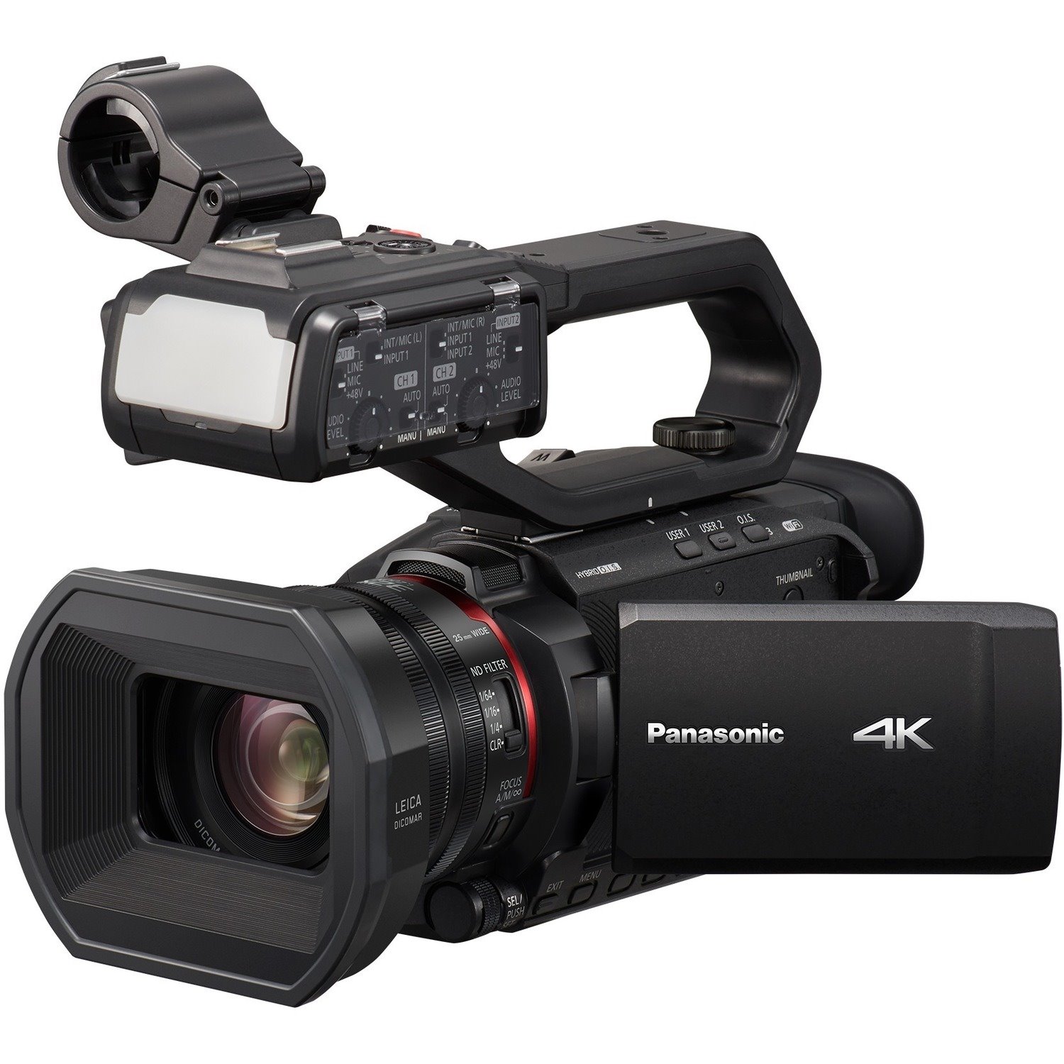 Panasonic AG-CX10 Digital Camcorder - 3.5" LCD Touchscreen - MOS - 4K