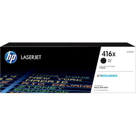 HP 416X Original Laser Toner Cartridge - Black Pack