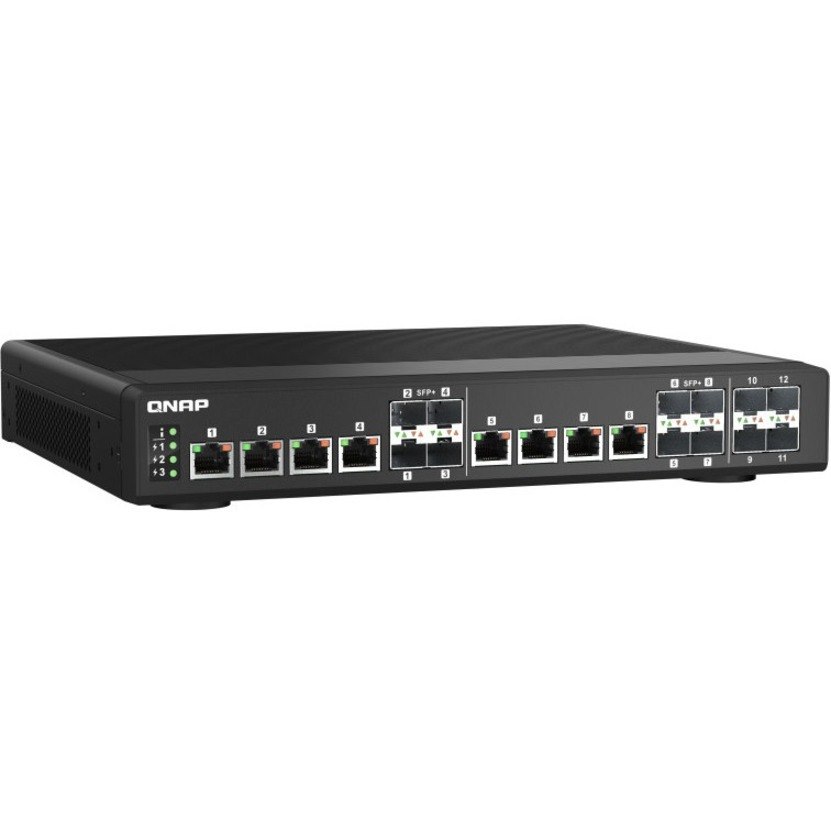 QNAP QSW-IM1200-8C 8 Ports Manageable Ethernet Switch - 10 Gigabit Ethernet - 10GBase-T, 10GBase-X