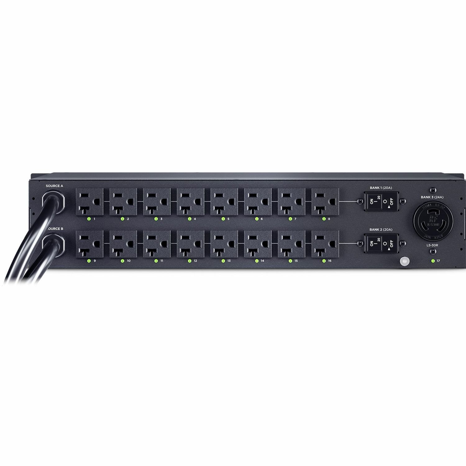 CyberPower Metered ATS PDU PDU44003 17-Outlets PDU