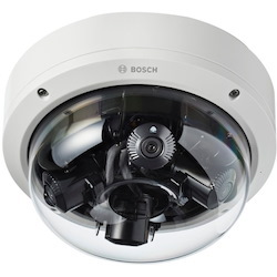 Bosch FLEXIDOME multi NDM-7703-AL 20 Megapixel Indoor/Outdoor Network Camera - Monochrome, Color - 1 Pack - Dome - White - TAA Compliant