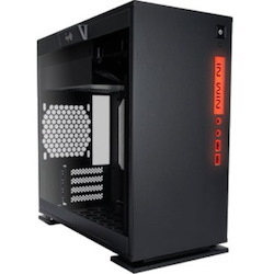 In Win 301 Computer Case - Micro ATX, Mini ITX Motherboard Supported - Mid-tower - SECC, Tempered Glass - Black