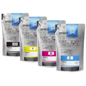 Epson T46C, 6 x 1000 mL High Density Black UltraChrome DS Ink Packs