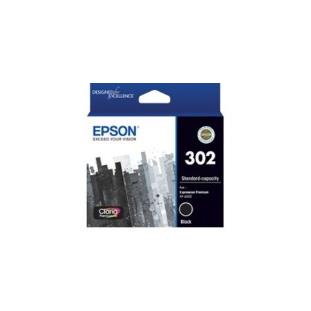 Epson Claria Premium 302 Original Standard Yield Inkjet Ink Cartridge - Black - 1 Pack