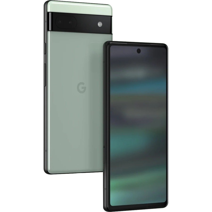 Google Pixel 6a 128 GB Smartphone - 6.1" OLED Full HD Plus 1080 x 2400 - Octa-core (Cortex X1Dual-core (2 Core) 2.80 GHz + Cortex A76 Dual-core (2 Core) 2.25 GHz + Cortex A55 Quad-core (4 Core) 1.80 GHz) - 6 GB RAM - Android 12 - 5G - Sage