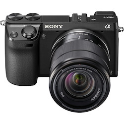 Sony alpha NEX-7 24.3 Megapixel Mirrorless Camera with Lens - 0.71" - 2.17" - Black