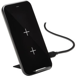 Tripp Lite by Eaton Wireless Charging Stand - 10W Fast Charging Apple and Samsung Compatible Black