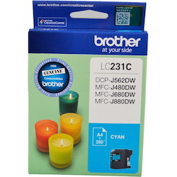 Brother LC231CS Original High Yield Inkjet Ink Cartridge - Cyan Pack