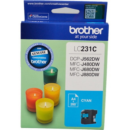 Brother LC231CS Original High Yield Inkjet Ink Cartridge - Cyan Pack
