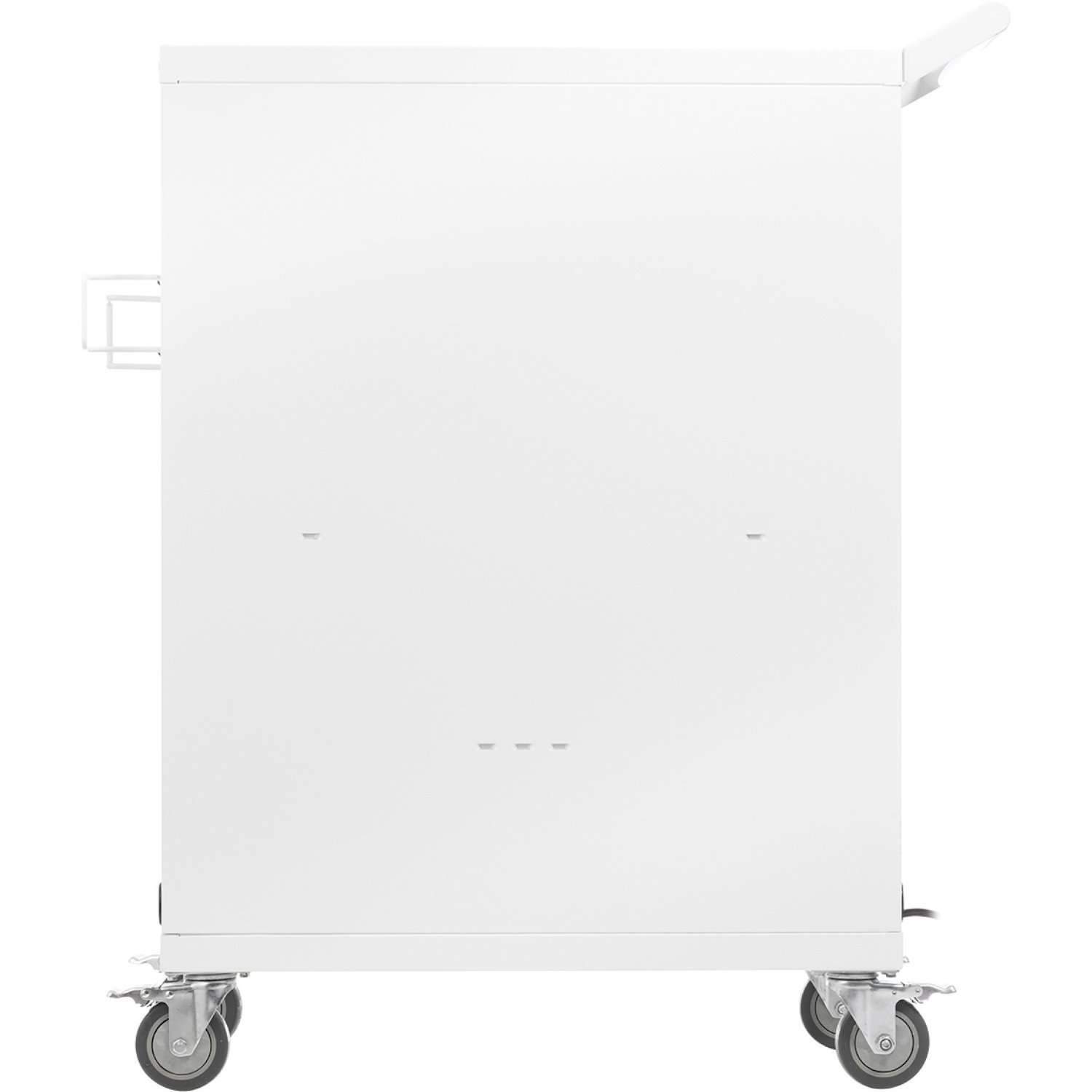 Tripp Lite by Eaton Safe-IT Multi-Device UV Charging Cart, Hospital-Grade, 32 AC Outlets, Laptops, Chromebooks, Antimicrobial, White