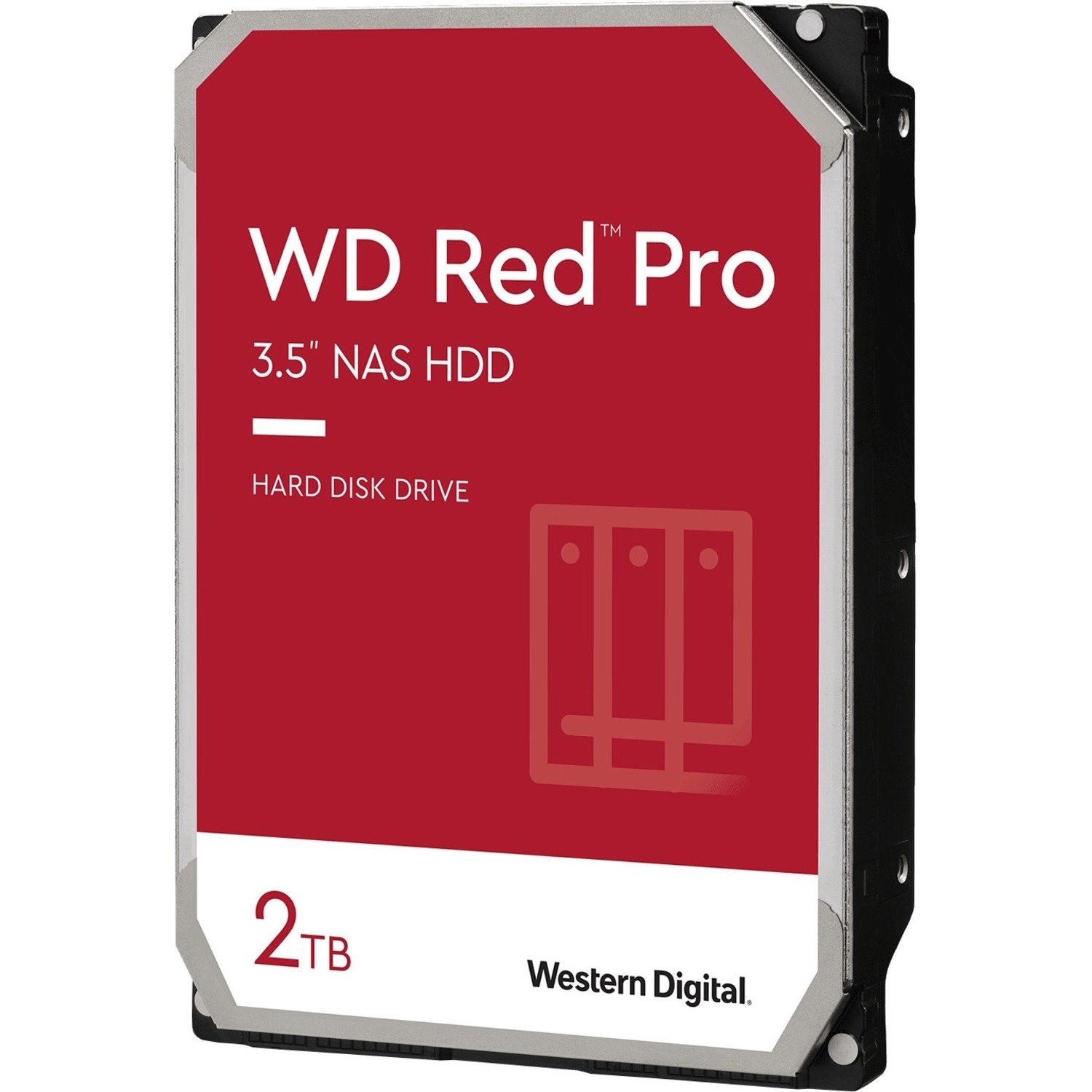 Western Digital Red Pro WD2002FFSX 2 TB Hard Drive - 3.5" Internal - SATA (SATA/600) - Conventional Magnetic Recording (CMR) Method