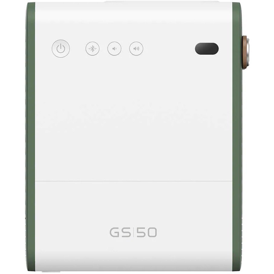 BenQ GS50 DLP Projector - 16:9 - Portable - White Brown