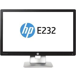 HP Business E232 23" Class Full HD LCD Monitor - 16:9 - Alloy Metallic, Grey