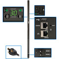 Tripp Lite by Eaton 2.9kW Single-Phase Switched PDU, LX Platform, Outlet Monitoring, 120V Outlets (24 NEMA 5-15/20R), L5-30P Plug, 0U, TAA