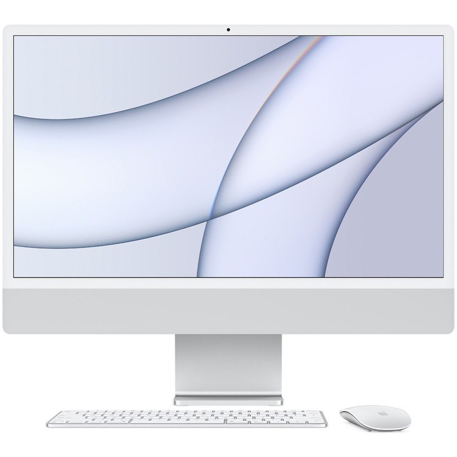 Apple iMac AiO Desktop 24" M3/8GB RAM/256GB - Silver