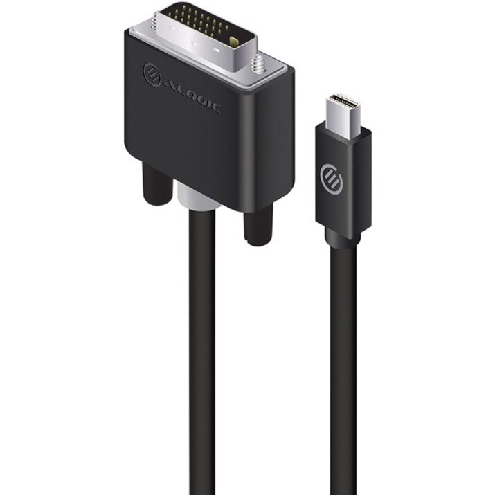 Alogic Active Mini DisplayPort to DVI-D Cable with 4K Support - Elements Series - 2m