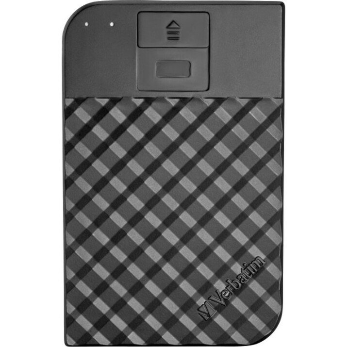 Verbatim Store 'n' Go 1 TB Portable Hard Drive - External - SATA (SATA/600) - Black