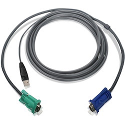 IOGEAR 3.05 m KVM Cable for Keyboard/Mouse, KVM Switch - TAA Compliant