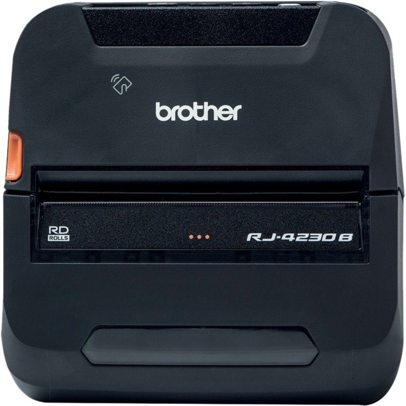 Brother RuggedJet RJ-4230B Direct Thermal Printer - Monochrome - Handheld - Label/Receipt Print - USB - Bluetooth - Battery Included