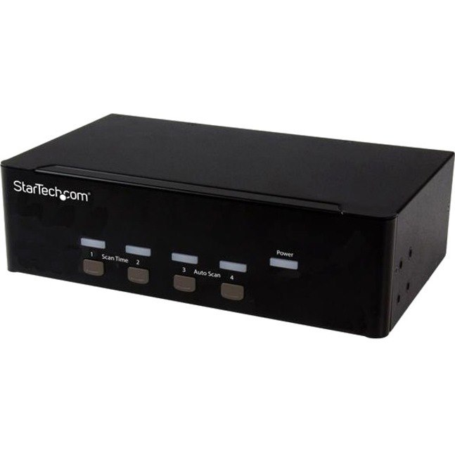 StarTech.com 4-port KVM Switch with Dual VGA and 2-port USB Hub - USB 2.0