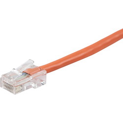 Monoprice ZEROboot Series Cat6 24AWG UTP Ethernet Network Patch Cable, 50ft Orange