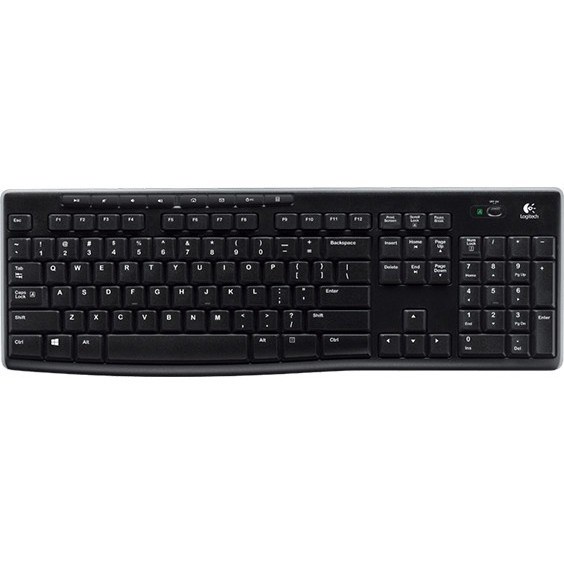 Logitech K270 Keyboard - Wireless Connectivity - USB Interface