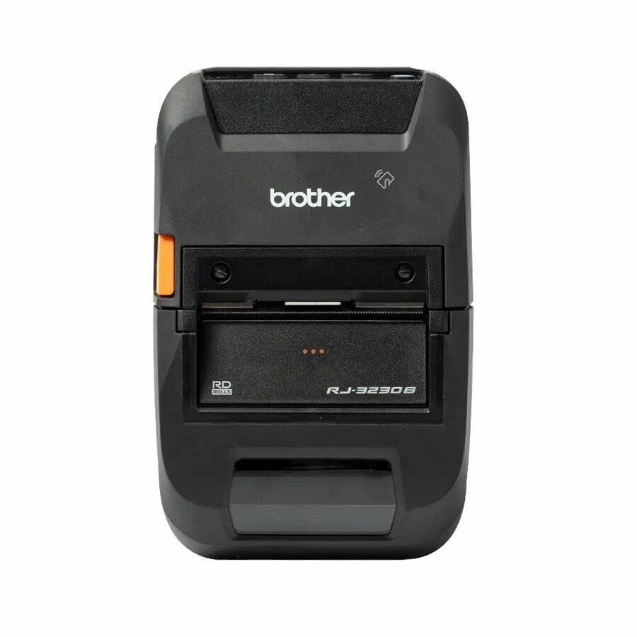 Brother RJ-3230BL Mobile Direct Thermal Printer - Monochrome - Portable - Label/Receipt Print - Ethernet - USB - Bluetooth - Near Field Communication (NFC)