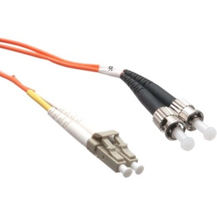 Axiom LC/ST Multimode Duplex OM1 62.5/125 Fiber Optic Cable 10m - TAA Compliant