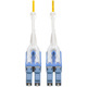 Eaton Tripp Lite Series Duplex Singlemode 9/125 Fiber Patch Cable (LC/LC), Push/Pull Tabs, 1 m (3 ft.)