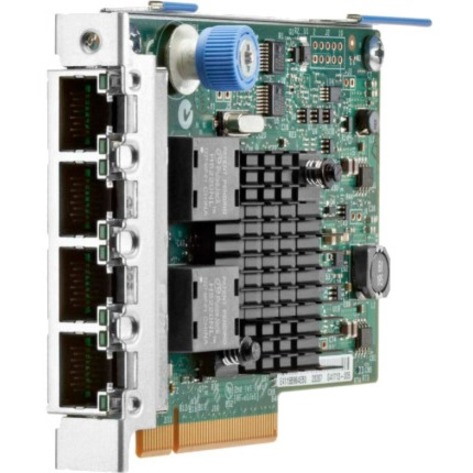 HPE 366FLR Gigabit Ethernet Card for Server - 10/100/1000Base-T - Refurbished - Plug-in Card