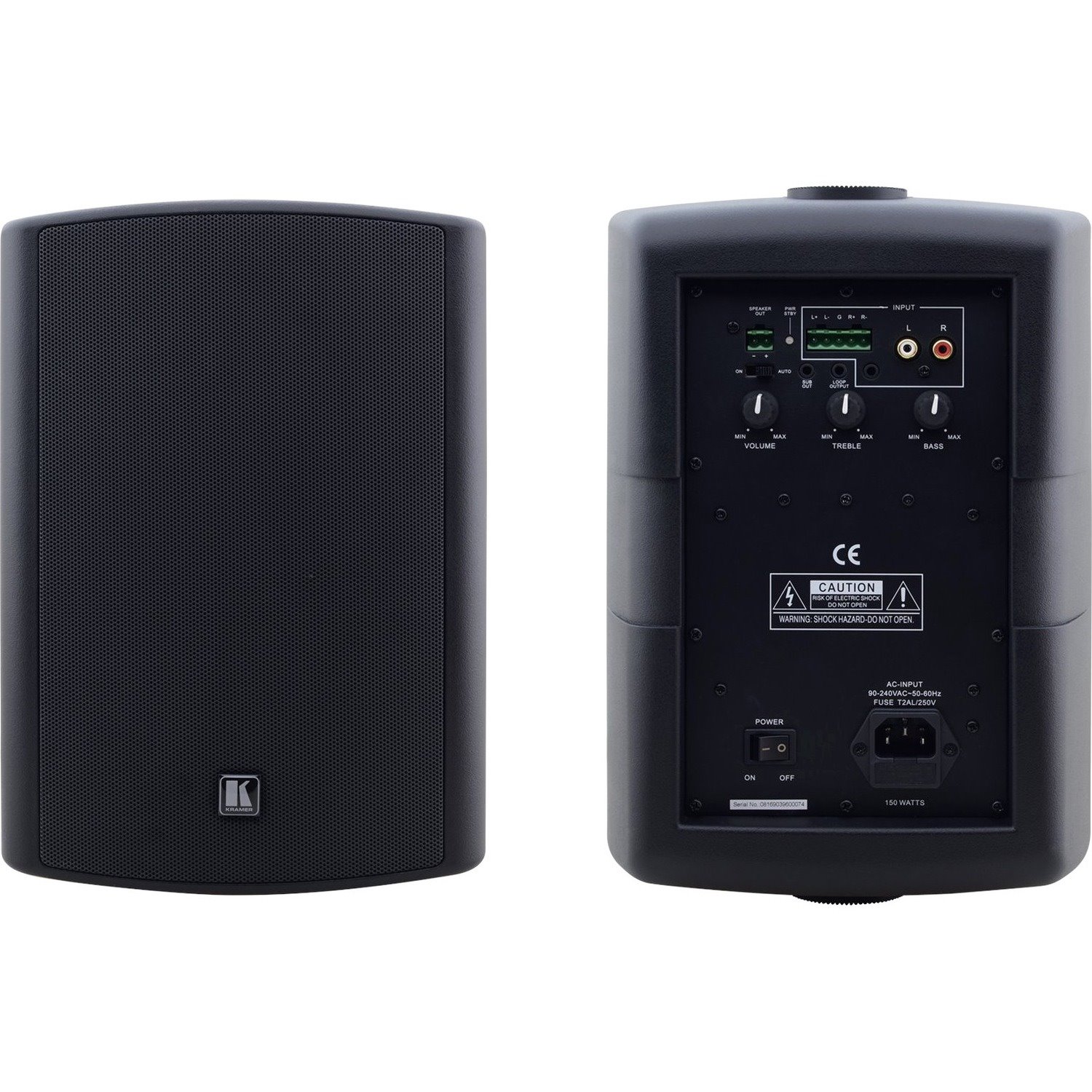 Kramer Tavor TAVOR 6-O(B) Speaker System - 100 W RMS - Black