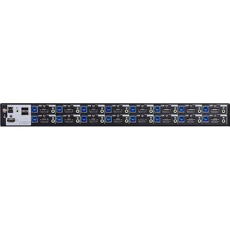 ATEN CS18216 16-Port USB 3.0 4K HDMI KVM Switch with Rack Mounting Kit