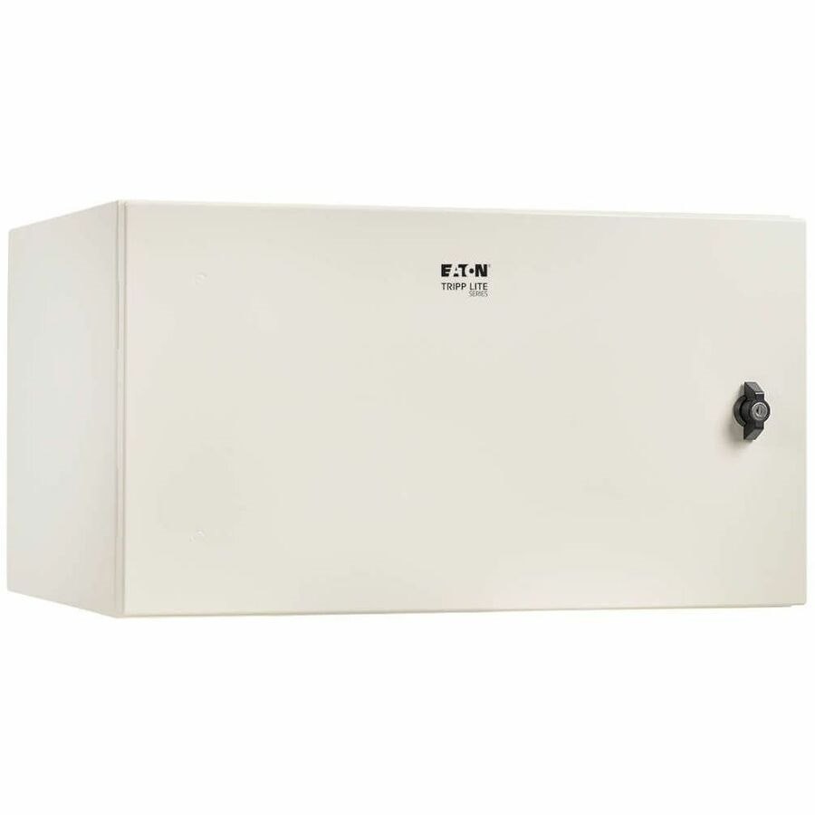 Eaton Tripp Lite Series SmartRack Industrial Enclosure with Lock - NEMA 4, Wall Mount, Metal Construction, 16.5 in. Depth, 6U, Gray