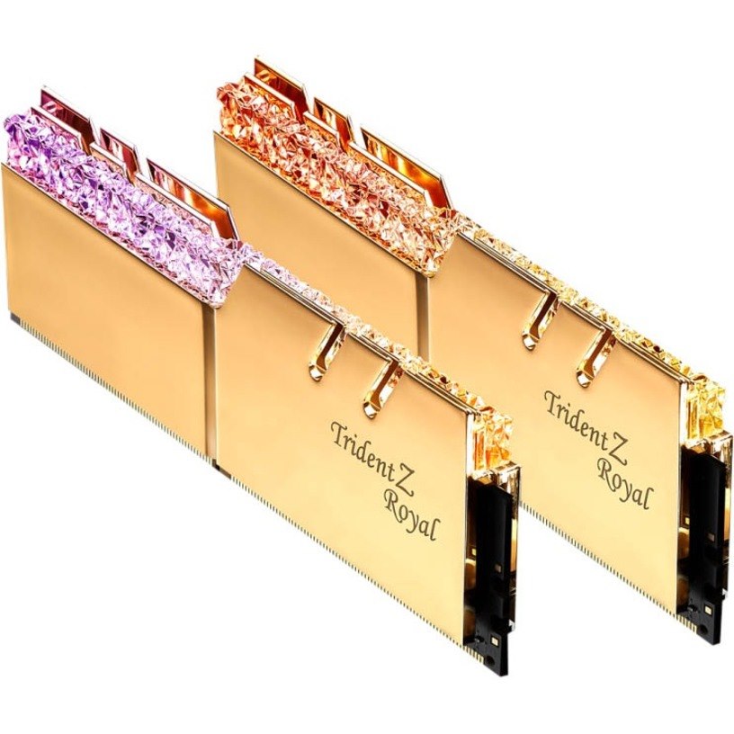 G.SKILL Trident Z Royal RAM Module - 32 GB (2 x 16GB) - DDR4-3600/PC4-3600 DDR4 SDRAM - 3600 MHz - CL19 - 1.35 V