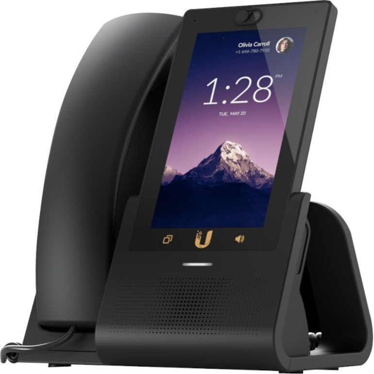Ubiquiti IP Phone - Corded - Corded/Cordless - Wi-Fi, Bluetooth - Desktop - Black