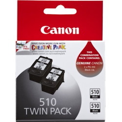 Canon PG510 Original Inkjet Ink Cartridge - Pigment Black - 2 / Pack