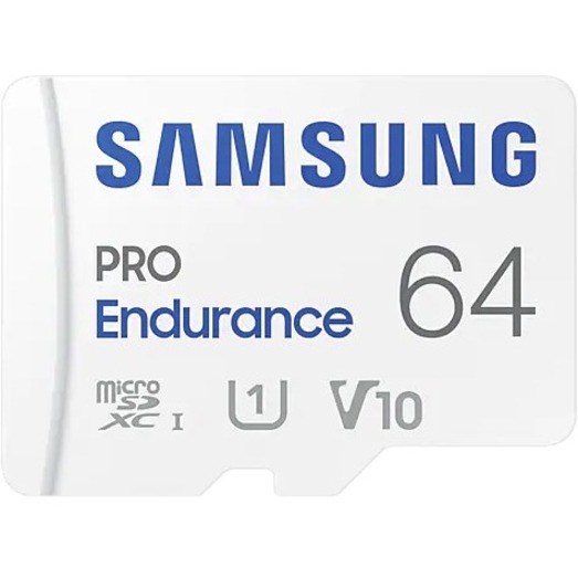 Samsung PRO Endurance 64 GB Class 10/UHS-I (U1) V10 microSDXC