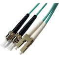 Axiom LC/ST Multimode Duplex OM4 50/125 Fiber Optic Cable 20m