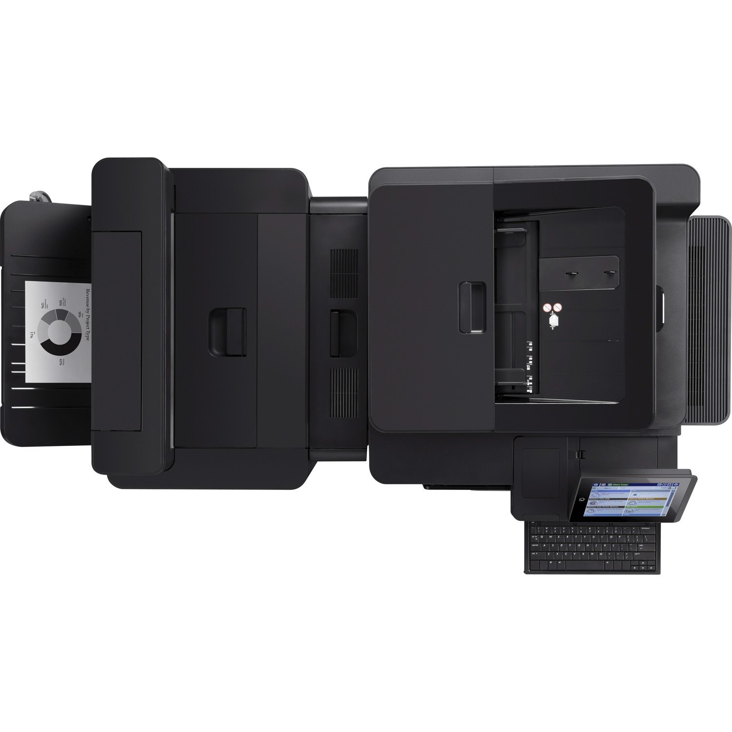HP LaserJet M830Z Laser Multifunction Printer - Refurbished - Monochrome