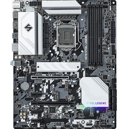 ASRock H570 Steel Legend Desktop Motherboard - Intel H570 Chipset - Socket LGA-1200 - Intel Optane Memory Ready - ATX