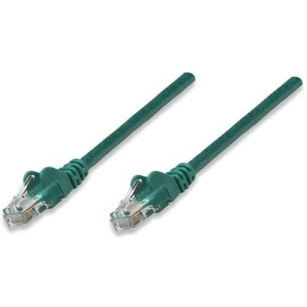 Network Patch Cable, Cat5e, 20m, Green, CCA, U/UTP, PVC, RJ45, Gold Plated Contacts, Snagless, Booted, Lifetime Warranty, Polybag