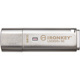 IronKey IKLP50 64 GB USB 3.2 (Gen 1) Type A Flash Drive - Silver - XTS-AES, 256-bit AES - TAA Compliant